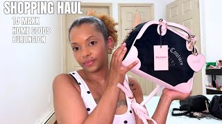 SHOPPING HAUL  TJ MAXX  HOME GOODS  BURLINGTON [upl. by Lamont20]