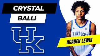 Crystal Balls Coming In For Acaden Lewis To Kentucky [upl. by Oderfla]