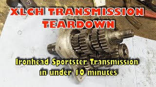 XLCH Ironhead Sportster Transmission Quick Guide for TeardownAssembly [upl. by Gilbye900]