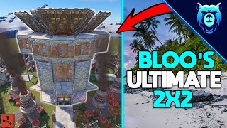 Blooprints PERFECT 2x2 Expansion  Rust Base Design 2024 [upl. by Ollehto765]