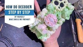 Decoden DIY Whipped Cream Resin Phone Case  Complete StepbyStep Tutorial for Beginners [upl. by Alrak]