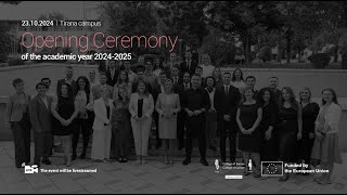 Opening Ceremony  20242025 Academic Year  College of Europe Tirana campus [upl. by Yatnahs]