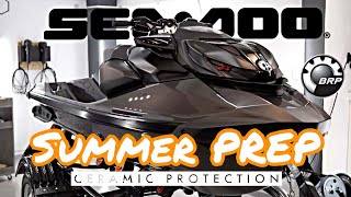 2022 Seadoo RXP X RS Summer Prep  Ceramic protection  Jetski Detailing [upl. by Feliza]