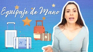 EQUIPAJE DE MANO 10 KG PERMITIDOS QUÉ PUEDO LLEVARTIPS VIAJE 💙YOSOYMARIA [upl. by Tereve]