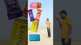 ParleG biscuit to icecream catbury Popcorn Good day magical video short tranding [upl. by Suired196]