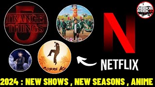 NETFLIX GEEKED WEEK 2024 I SQUID GAME S2 I STRANGER THINGS S5 I [upl. by Gairc]