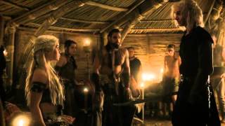 Khal Drogo Killing Viserys  A Crown For A King  Game of Thrones 1x06 HD [upl. by Eniamrehs976]