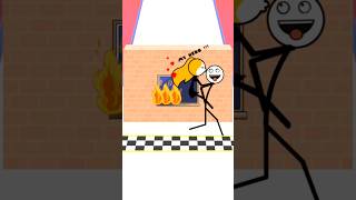 Stickman game level 37Lattest gaming gourangaviralshortsbarredgame [upl. by Simonette328]