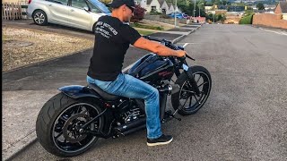 HarleyDavidson FXSB Breakout Sound Barry from UK [upl. by Levin764]