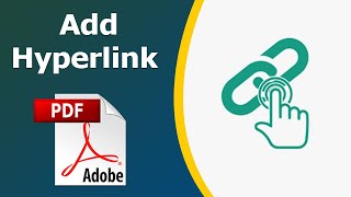 How to add a hyperlink in a PDF document using adobe acrobat pro dc [upl. by Anib]