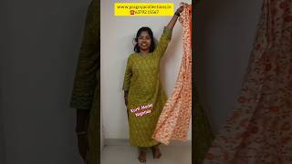 Kurti Model Nighties  Whatsapp 63792 15567  Pragnya Collections ytshorts [upl. by Ahsenahs333]