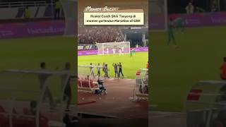 Reaksi STY di momen gol kedua Marselino indonesiavsarabsaudi timnas timnasindonesia [upl. by Alinoel547]