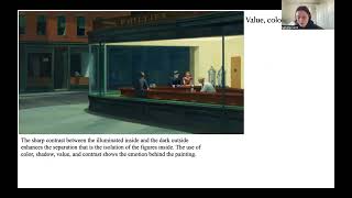 nighthawks analysis presentation art appreciation [upl. by Suu549]