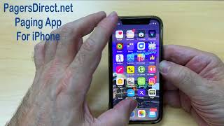 PagersDirect Virtual Paging App for iPhone  Receive Pages Directly on Your iPhone [upl. by Audrye]