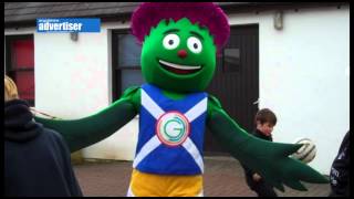 Clyde Commonwealth Games 2014 mascot Lochgilphead [upl. by Aneret]