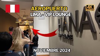 Hana VIP Lounge  Aeropuerto Jorge Chavez  Lima Peru 4K [upl. by Ylrebnik]