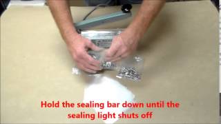 Sealing Poly Bags For Retail Packaging with an Impulse Sealer [upl. by Aikym]