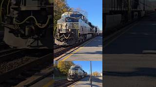 Norfolk Southern 7702 leads an intermodal at Lewistown PA 11012024 [upl. by Mallory]