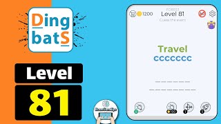 Dingbats Level 81 Travel ccccccc Walkthrough [upl. by Mallorie]