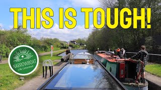 THE WIGAN FLIGHT A Narrowboat Journey up the Countries Toughest Locks Ep215 [upl. by Ecinuahs75]