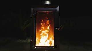 Timber Stoves Revere Wood Pellet Patio Heater Overview [upl. by Acisset]