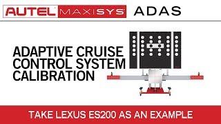 Autel Standard Frame ADAS  Adaptive Cruise Control System Calibration Procedure Instruction [upl. by Nagiem764]