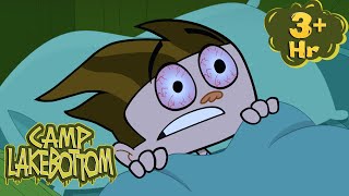 HALLOWEEN FRIGHT NIGHT  Spooky Cartoons for Kids  Camp Lakebottom [upl. by Anujra531]