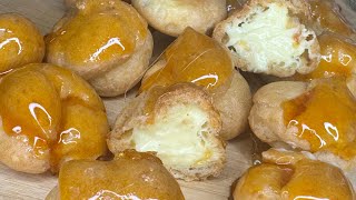 Recette des choux à la crème pâtissière [upl. by Lockhart]