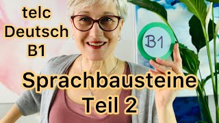 B1 telc  Sprachbausteine Teil 2  Lücken ausfüllen  Deutsch lernen [upl. by Jelle170]