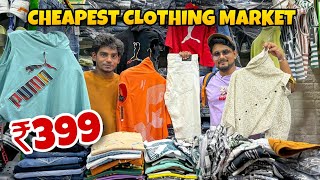 Cheapst Clothing Market In Kolkata  Esplanade Cloth Market [upl. by Einnoj]