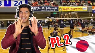 Reacciono al VOLEIBOL de PREPARATORIA varonil JAPONÉS Pt2 [upl. by Fara259]