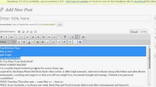 Convert PDF to WordPress Blog Post [upl. by Weiser]