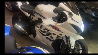 Brocks performance full exhaust cold start 2018 GSXR 1000 [upl. by Reggi845]