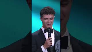 Lando Norris speech on FiA awards ceremony [upl. by Novak]