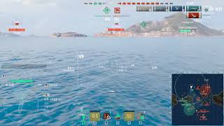 World of Warships  U69 in Asymmetric Battle  181k damage  1474 BXP [upl. by Anawk]