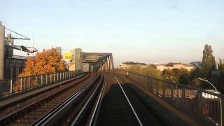 UBahn Berlin  U12 Führerstandsmitfahrt  Cab Ride Warschauer Straße  Ruhleben HkZug [upl. by Eocsor]