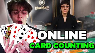 CAN YOU MAKE MONEY COUNTING CARDS ONLINE  Blackjack [upl. by Neurath]