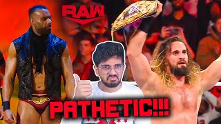 Pathetic Match and Worst Result for Indian WWE Fans  Jinder Mahal vs Seth Rollins Disaster Raw [upl. by Kling]