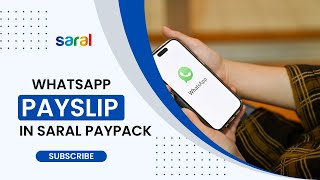 WhatsApp Payslip in Saral PayPack [upl. by Nolitta]