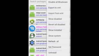 Package Disabler PRO Remove bloatware from Samsung [upl. by Ridley]