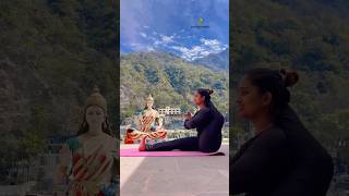 Sitting Yoga Pose yogaurmi urmiyogaacademy yogaholic rishikesh yogapose yoga yogaworkout [upl. by Nahor]