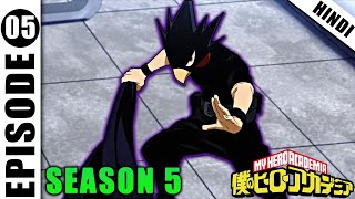 My Hero Academia Season 5 Episode 5 Explained in Hindi  tokoyami new move [upl. by Leiruh]