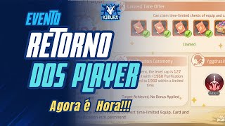 Quer voltar a Jogar AGORA É A HORA  Evento de Retorno [upl. by Eynttirb]