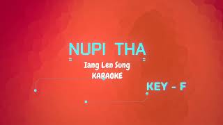 Nupi Tha  Karaoke Key F [upl. by Ogram187]