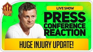 SOLSKJAER Press Conference Reaction MAN CITY vs MAN UTD [upl. by Nosyaj]