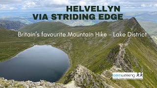 Britain’s favourite mountain hike  Helvellyn via Swirral Edge and Striding Edge [upl. by Akinehs]