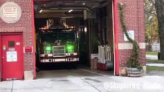 Spare Chicago Fire Dept Truck 18 Responding [upl. by Landa]