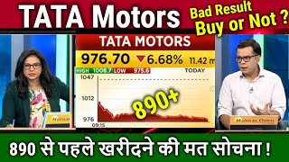 Tata Motors share NewsBuy or Not  Q4 Results Analysistata motors share news todayTarget [upl. by Aneekan789]