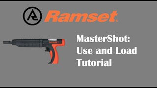 Ramset MasterShot Powder Tool Use and Load Tutorial [upl. by Niall]