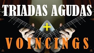 Tocar Tríadas Agudas y Voicing tutorial por Jesús Amaya [upl. by Caylor]